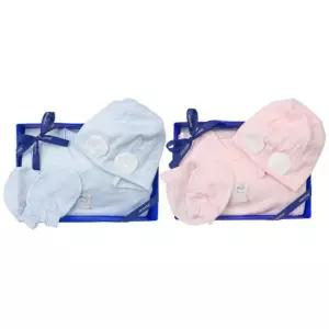 [갤러리아] (쌍둥이출산,태교,신생아배냇저고리세트)케잉모달배냇슈트핑크+블루세트(A1A-101SET)