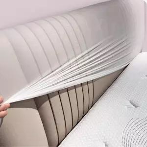 방진 커버 헤드 침대 등받이 인테리어소품샵 고탄력 보호덮개 투명 소프트