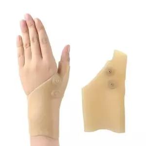 ( )실리콘 자석 손목 보호대 얇은 데일리 아대 낚시 크로스핏 골프 간호 작업