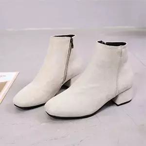 [엄지척]MK619 920XJX65 스웨이드 미들힐 앵글부츠