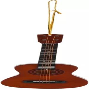 브로드웨이 기프트 코 체스트넛 브라운 우쿨렐레 악기 5인치 나무 걸이 장식품