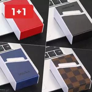 담배케이스 자석 뚜껑 슬림 포켓 보관함 남성 지갑형