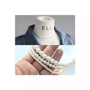 얇은 진주 목걸이 3종 초커 쵸커 네크리스 액세사리 선물 10대 20대 30대