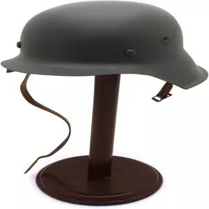 스네이크 전술 독일 M35 헬멧 가죽 안감 및 스탠드 포함