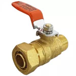 황동 15A 중간 밸브 엑셀 파이프 연결 부속품 배관용