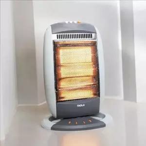 [셀러에이드]스탠드 할로겐 전기 히터 회전 가정용 전기 히터 사무실 겨울