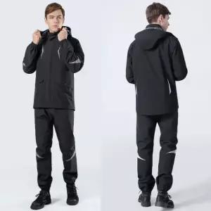 바다낚시 저수지 장마 낚시복 상하의 우의 세트 방수 호수 접이식 신발 고무 캠핑