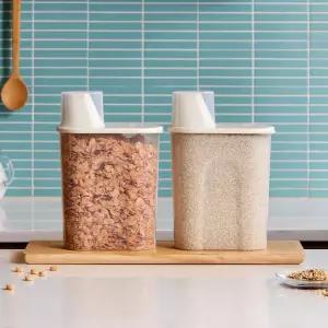 [모던하우스] 깔끔 도어포켓 잡곡용기 2500ml 2P