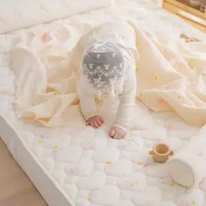 고밀도 순면 아기 사계절 아동 침대 패드