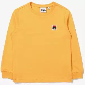 휠라 키즈 와펜 로고 긴팔 티셔츠 FK2RLE3101X LMU