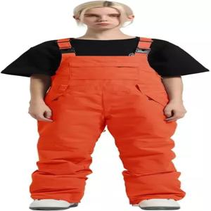 히에크더 여성 스키 턱받이 스노보드 바지 스노우 타이트 오버롤 아웃도어 방수 단열 립스탑 스포츠