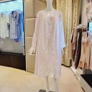 [하프클럽/비너스]  VGN3815A 실크필 별달무늬 여성 로브가운