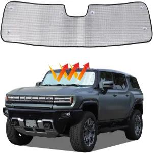 2022년 2023년 2024년 2025년 허머 전기차 액세서리 SUV/SUT 전면 윈드실드 유리 바이저 선쉴드 접이식