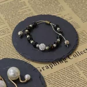 4P 원형 암석 티 코스터