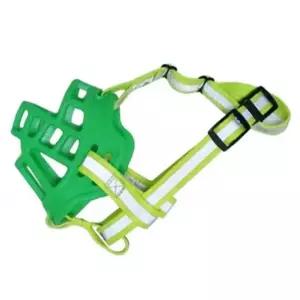 강아지 실리콘 효율형 입마개 그린 1호 1P 훈련 입질방지