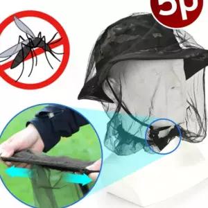 벌레차단 방충망 보호망 농사 벌초모자 5P 해충 모기 NWF34AEC