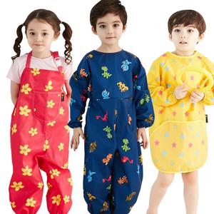 엘리몽 유아 미술가운 어린이 전신미술가운 앞치마