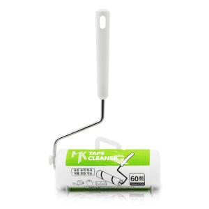 명강산업 PAY 사선컷팅 테이프크리너 리필 클리너 돌돌이 찍찍이 먼지제거 1개