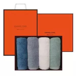 [아트박스]/송월타월 송월타월 호텔수건 유니크 170G 30수 4매 선물세트+쇼핑백 기념수건 답례품