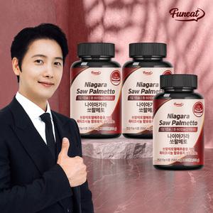 남성 전립선 나이아가라 쏘팔메토 옥타코사놀 60캡슐 x 3병 6개월분