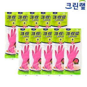 크린랩 ES 고무장갑 중 10매