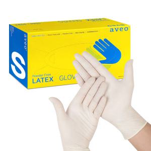 아베오 라텍스장갑 S 100매입 AVEO 의료용 다용도