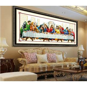 십자수 프린트패키지 최후의만찬 11CT 3올 신제품