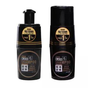 딱한번 염색샴푸 2개 블랙모 홈쇼핑 GDS 새치 흰머리 커버 샴푸
