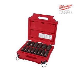 밀워키 49-66-7014 (SHOCKWAVE 1/2 롱 임팩트 소켓 세트 14PC)