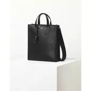 [롯데백화점]헤지스ACC HJBA3E885BK_남성 블랙 참장식 크로스 겸용 미니 토트백