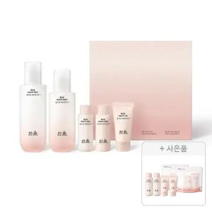 한율 빨간쌀 보습탄력 2종세트+증정(보습탄력 3종 키트, 2개+에센스 스킨 18ml, 2개+크림 15ml, 2개)