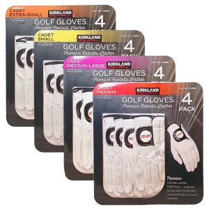 커클랜드 프리미엄 골프장갑 4개입(e-small,smaii,medum.m-large, 사이즈 선택)
