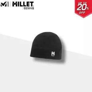 [모다아울렛][밀레]밀레 비니 등산모자 남성 여성 가을 겨울 플리스 블랙_CA