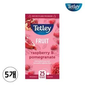 테틀리 라즈베리 석류 1.5g 25티백 x 5개