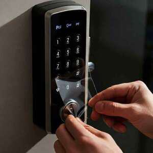 도어락지문방지필름 저반사 도어락필름 정보보호