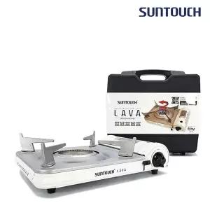 [썬터치]라바 내연식 회오리화구 가스렌지 휴대용 가스레인지 캠핑버너 ST-909T(화이트)