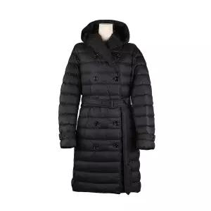 [버버리] 위틀리 벨티드 후드 다운 롱패딩 블랙 80911081