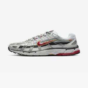 [국내정품] NIKE SNKRS 나이키 운동화 P-6000 우먼스 - 화이트 메탈릭 플래티넘 레드 BV1021-101 매장판