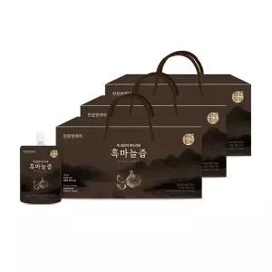 [보리보리/천호엔케어]하루활력 목 넘김이 부드러운 흑마늘즙 70ml 30팩  x 3박스