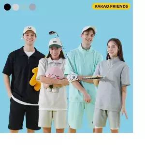 카카오프렌즈 3종 세트 셋업 특가! 하프집업반팔+반바지+이너반팔티 3종 세트! / 정상가 168,000원