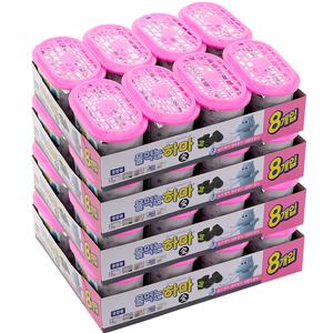 물먹는하마 참숯 옷장용 8개입 X 4팩 1box 제습제 습기제거제 강력한 제습효과