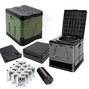 접이식 변기 이동식 캠핑 휴대용 차박 노지 캠핑용 좌변기 양변기 화장실 야외 간이 요강 환자용 노인용 의료용 의자 폴딩변기 소변통