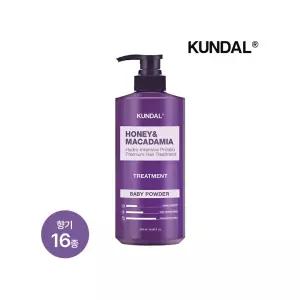 [쿤달]쿤달 허니 앤 마카다미아 단백질 트리트먼트 500ml x1개(향 16종 택 1)