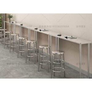 스테인리스 바테이블 홈바 1200 롱 의자 탁자 칵테일