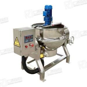 전기 가열 회전국솥 상업용 소스 스팀 냄비 반자동 뷔페 대형혼합