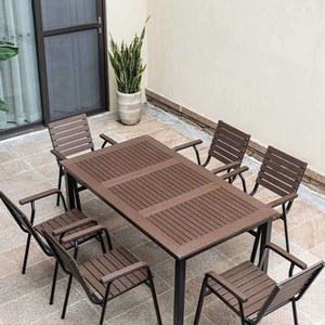 야외테이블세트 6인용 카페 세트 의자 인테리어 인용 테이블 옥외