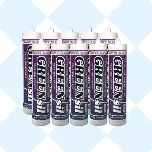 무초산실리콘 흑색 10개 그린실 비초산형 흑색실리콘