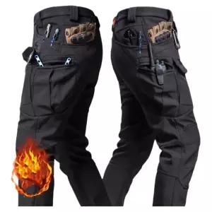 S~3XL 겨울 방한 방풍 방수융기모 작업복 전술복 바지