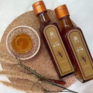 만복 저온압착 고소한 국산 참기름 300ml