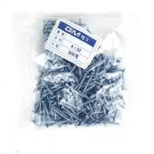 접시머리 외날피스 4x32 (1봉지 300개) 열처리X 나사못 체결 조립 DIY